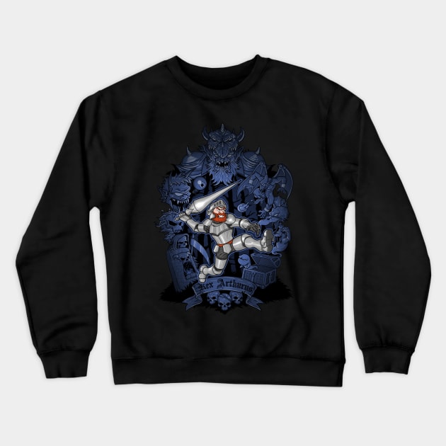 REX ARTHURUS Crewneck Sweatshirt by Skullpy